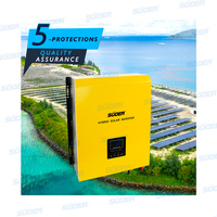 Suoer 24V 230V 3000va Low Frequency Hybrid Solar Inverter Built-in MPPT Solar Charge Controller