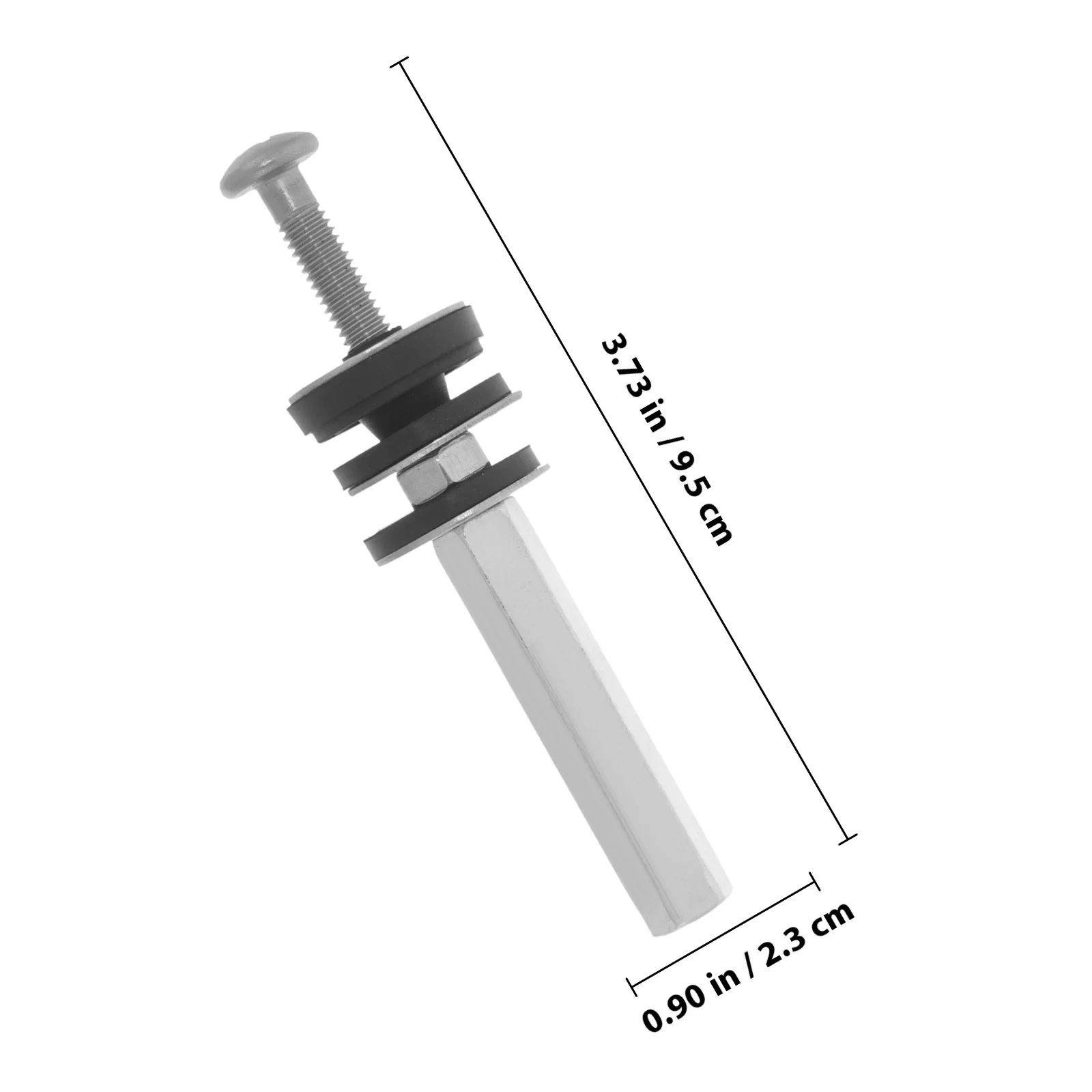 1 زوج الفولاذ المقاوم للصدأ المرحاض خزان البراغي غسالات طوقا لختم مانعة للتسرب متوافق مع معظم المراحيض خزان المرحاض البراغي طوقا