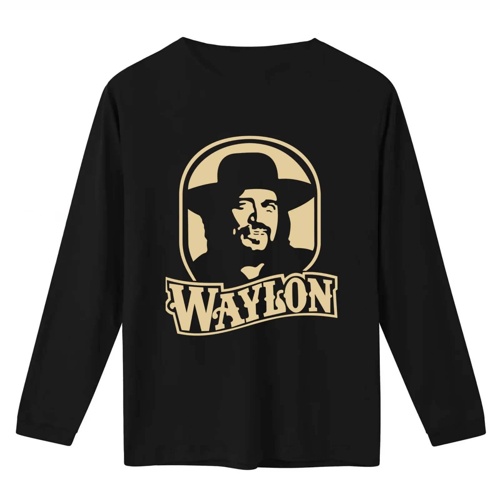 The OFFICIAL Waylon Jennings T-Shirt Summer Casual Cotton Tee Oversized Streetwear Tops Vintage Graphic Print 100% Cotton