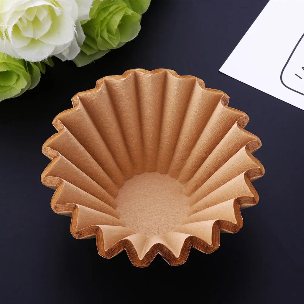 

50 Sheets Coffee Filter Paper Strainer Maker Filters American style Bowl Eco friendly Biodegradable Tea Coffee Storage Kitchen
