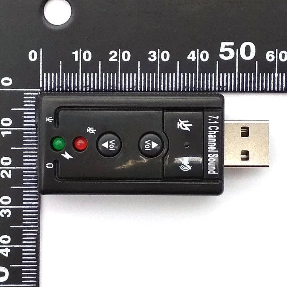 Мини-внешняя звуковая карта USB 2.0 7,1-канальная 3D виртуальная 12 Мбит/с аудио микрофон адаптер динамика микрофон разъем 3,5 мм стереогарнитура