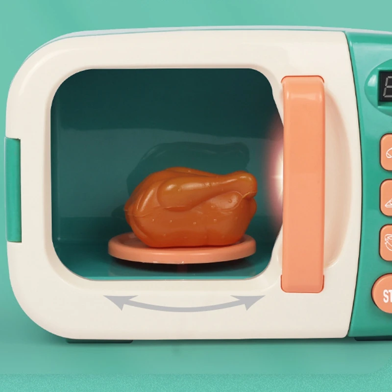 children's-play-house-simulation-small-appliances-electric-timing-kitchen-microwave-oven