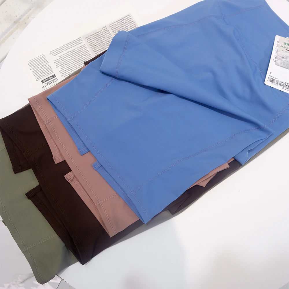 LULU FLORA Hüftbetonter Rock, halber Rock, hohe Elastizität, Yoga mit hoher Taille, Frühling und Sommer, mittellange Länge, Retro-Nude-Stil – Detail 14