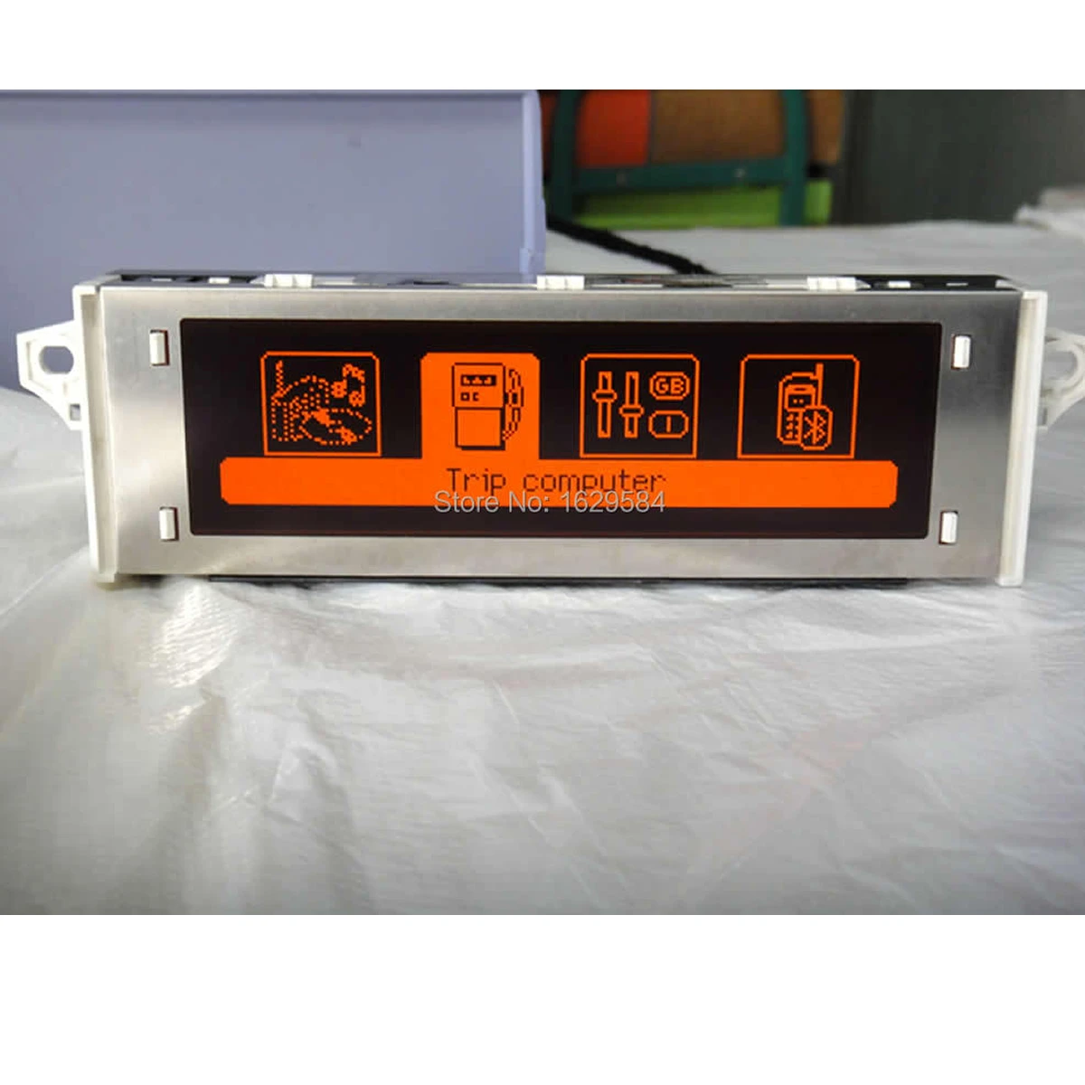 Oryginalny model 12-pinowy czerwony ekran z obsługą monitora USB Bluetooth dla Peugeot 307 407 408 citroen C4 C5