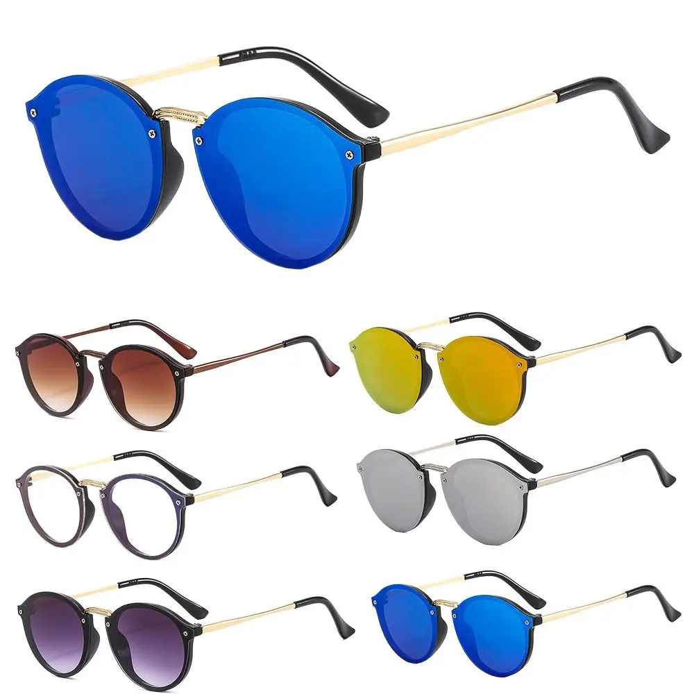 

Retro UV Protection Round Sun Glasses Large Frameworks Colorful Women Men Sunglasses Shades 90s Glasses for Men Women