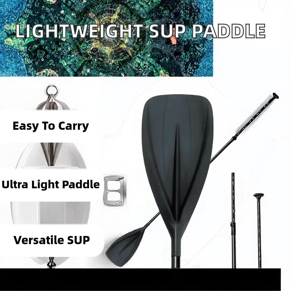 Wholesale High Quality Lightweight Aluminum All-Around SUP Pad Adjustable Dragon Boat Paddle Portable Men's ODM Brand Lakes