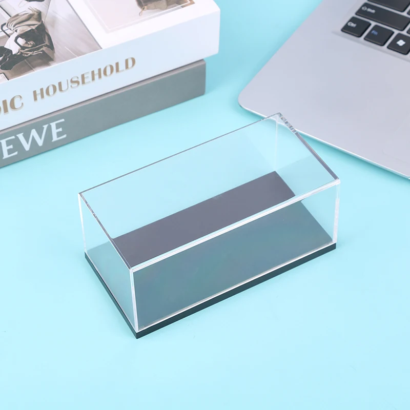 Skala antike Auto Modell Vitrine transparente Acryl staub dichte Hardcover PVC-Box für Figur Sammler Miniatur