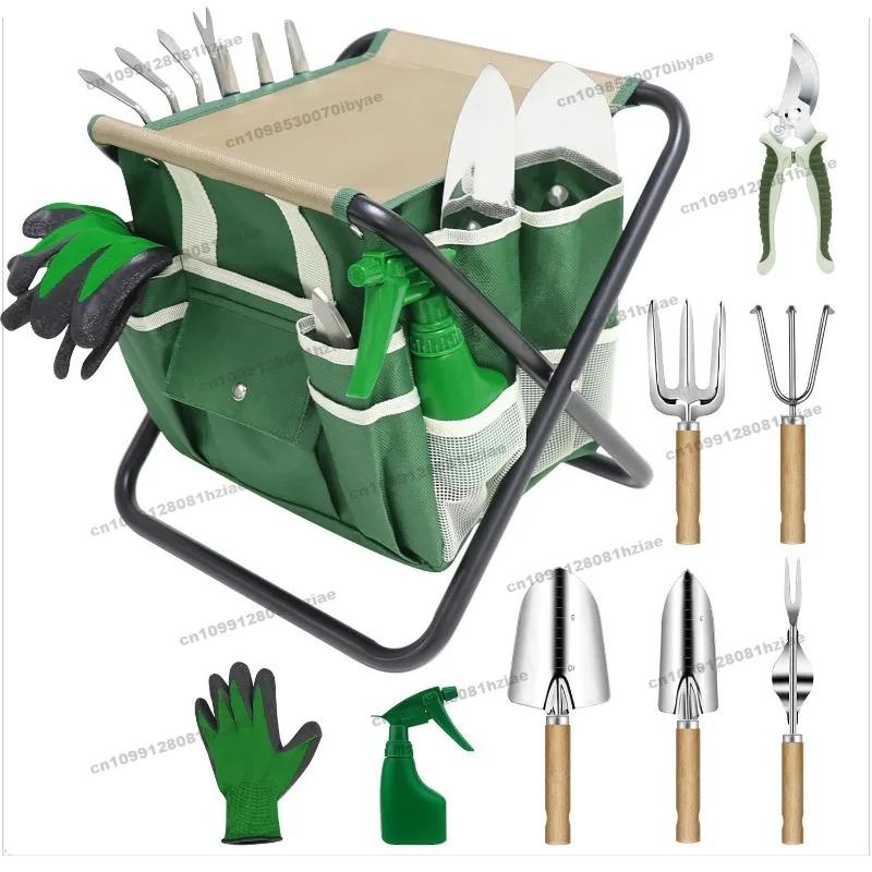 ensemble-d'outils-de-jardinage-10-pieces-avec-tabouret-pliant-robuste-et-sac-de-transport-amovible