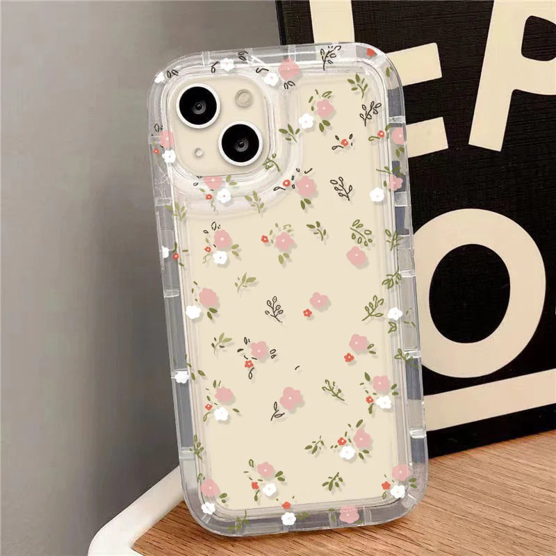 

Flower Painted Phone Cases For Xiaomi Poco X3 X6 Pro Cover M4 M5 Redmi 10 9 13C 9C 9T Mi 11 Lite 12 12S Protective Bumper Funda