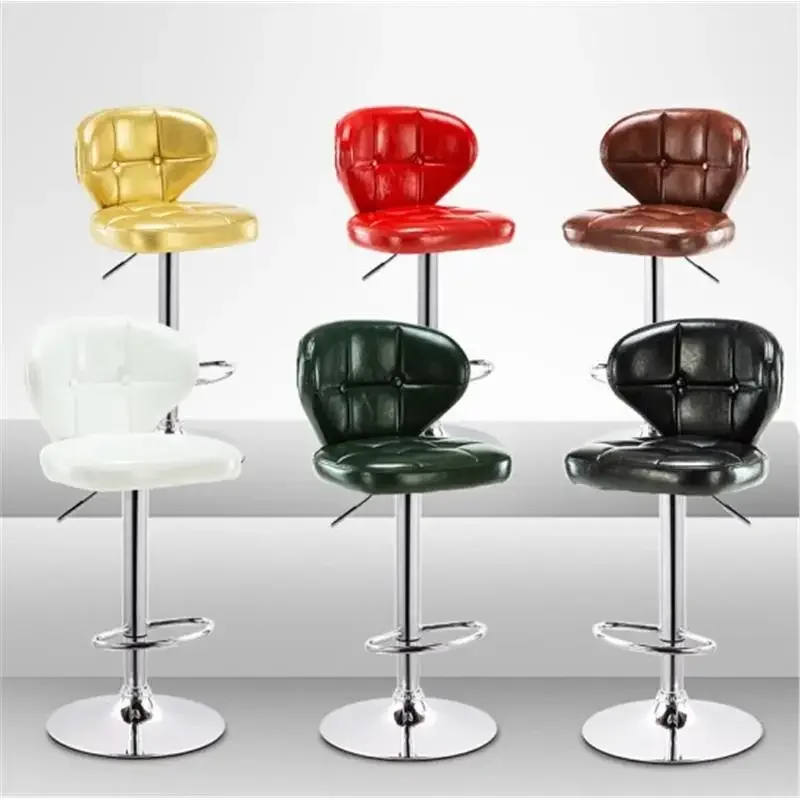 Mid-century Chair Kitchen Bar Modern Stools Barbershop Furniture Tabouret Design Counter Stool High Manicure Nordic Chair Iron