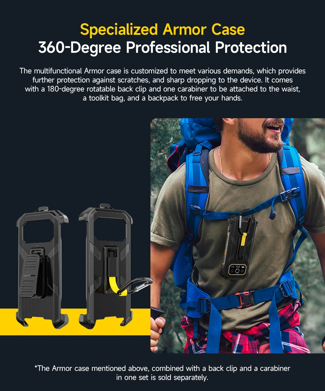Ulefone Armor 27T Pro+ 5G 10600mAh 64MP Night Vision Up to 24GB+256GB Rugged Smartphone Android 15 6.78" 120Hz LCD