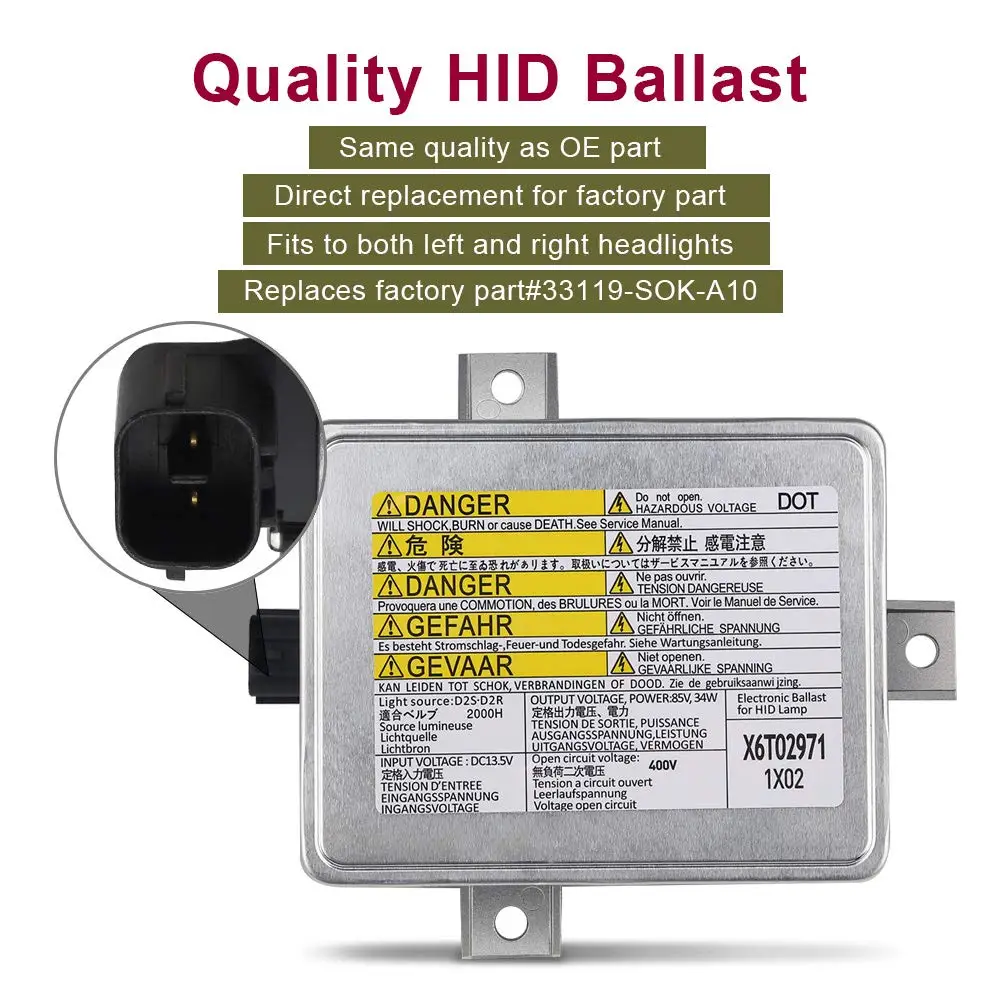 3119-S0K-A10 Xenon HID Headlight Ballast for Honda S2000 Accord Mazda Main in Car Light