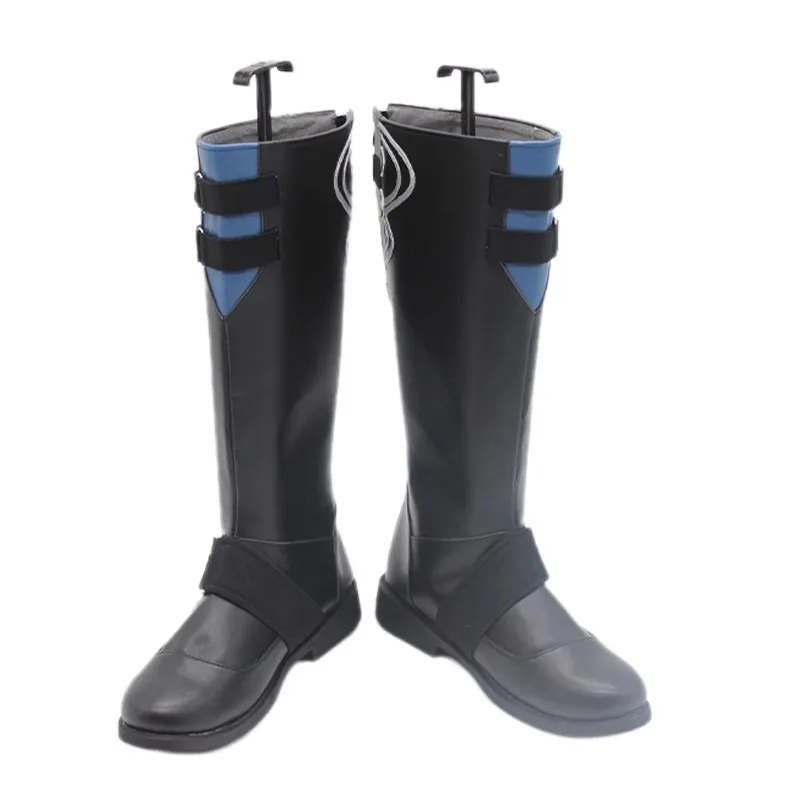 Games Star Rail Jiao qiu Cosplay Costumes Shoes Unisex PU Leather Props Boots for Halloween Carnival Christmas Party Customized