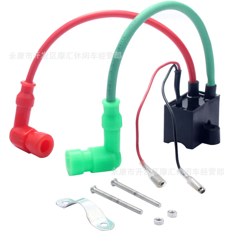 Mini Bicycle AccessoriesYD100 66/80/100CC LD100Two-Punch Double-Wire High-Voltage Package Ignition Coil