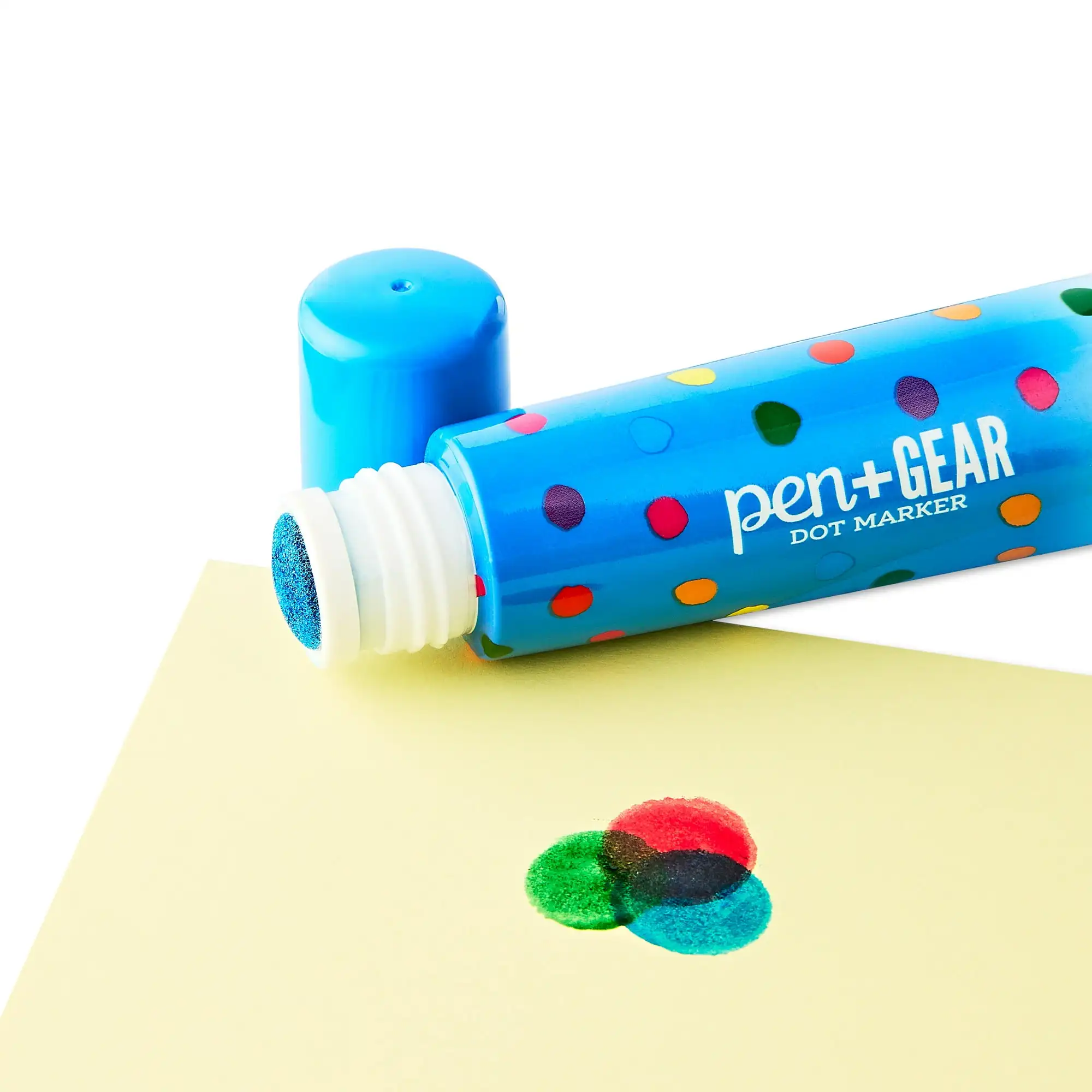 

(4 pack) Pen+Gear Washable Dot Markers, Assorted Colors, 8 Count