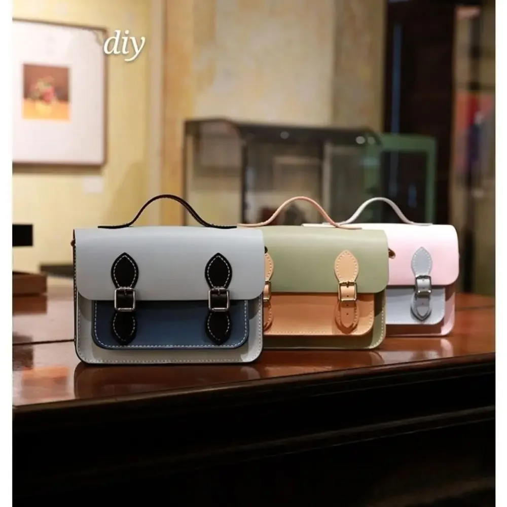 Новая сумка из искусственной кожи «сделай сам», 10 цветов, сумка-мессенджер «сделай сам», Кембридж, сшитая вручную сумка для женщин
