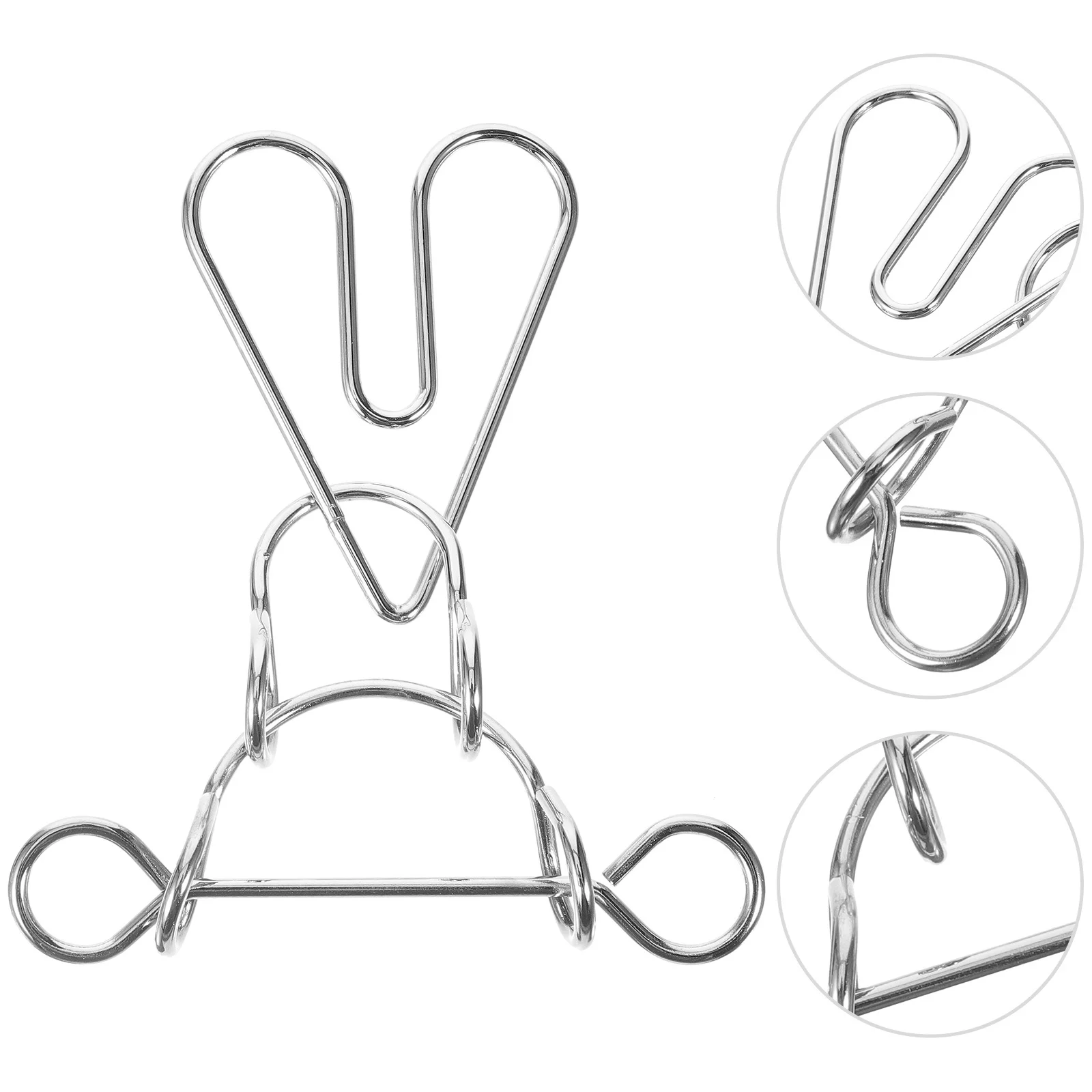 Metal Unlock Puzzle Ring Heart Shaped Educational Brain Teaser Game for Kids Fine Motor Skills Development Coordination Training