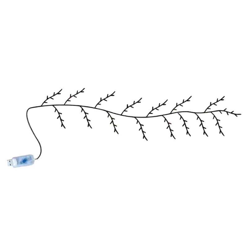 

ABKP-72LEDS Гибкая лампа из ивы из ротанга, декоративная лампа из ротангового дерева, ночник для стены, спальни, в помещении и на открытом воздухе