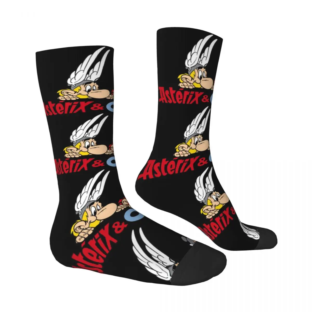 Asterix Obelix 4 Men Women Socks Cycling Novelty Spring Summer Autumn Winter Stockings Gift