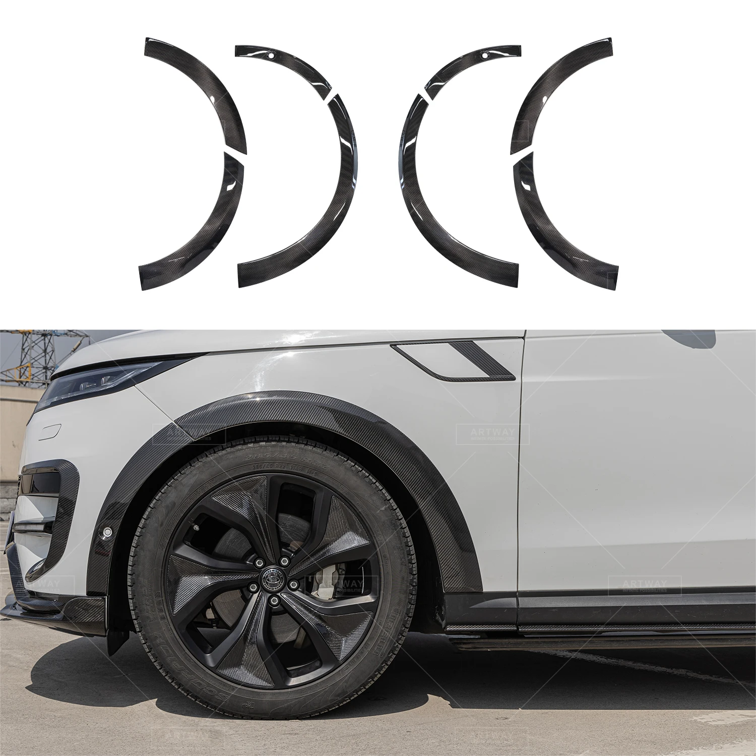 High Quality Carbon Fiber Wheel Arch For Range Rover Sport L461 Exterior Parts