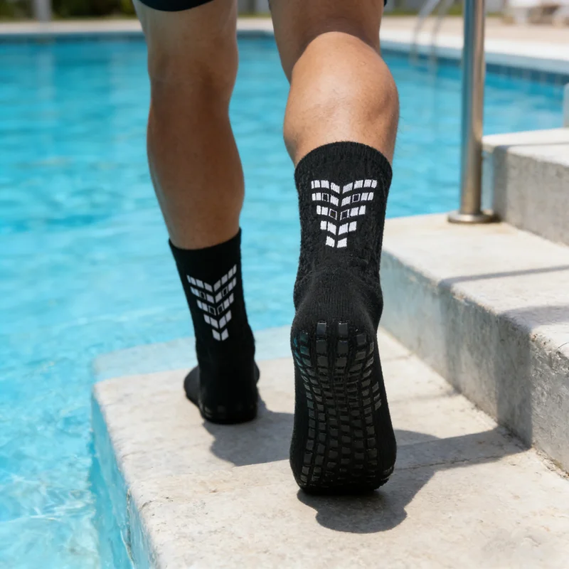 Calcetines atléticos antideslizantes del apretón para el ejercicio profesional del rugby del fútbol de las mujeres de los hombres