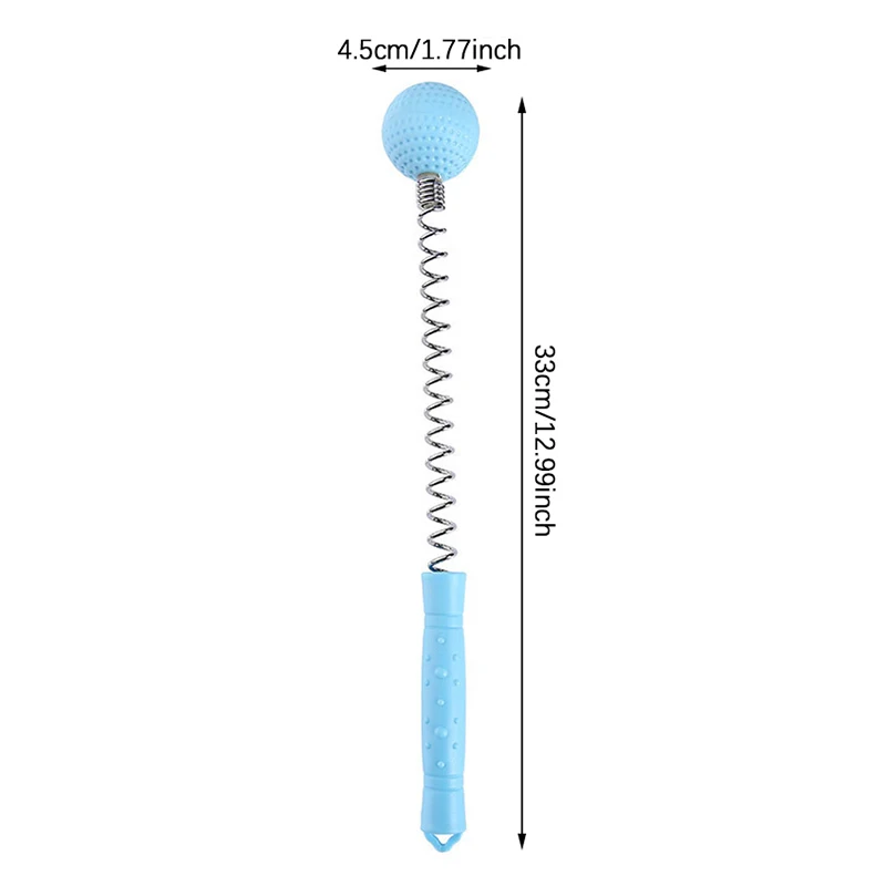 【L】Manual Massage Hammer Stick Ball Body Massager Spring Elastic Knock Shoulder Arm Leg Hip Waist Whole Massage Tool