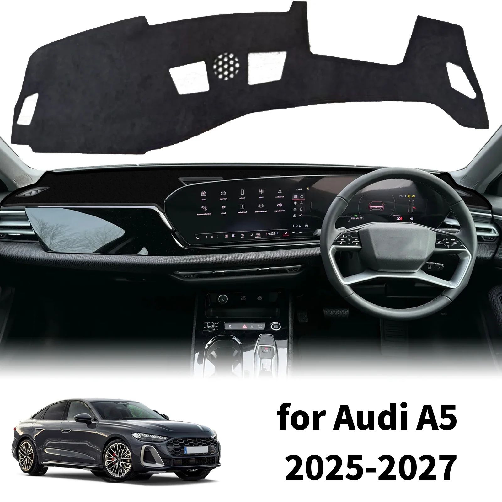 

fit for Audi A5 S5 RS5 2025 2026 2027 Avant Accessories DashMat Sunshade Car Dashmat Dashboard Cover Pad Protective Carpet