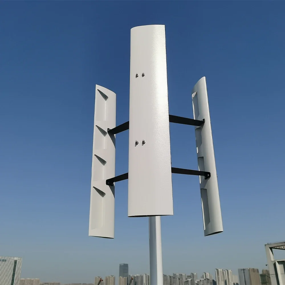 BeiGood 10KW-20KW 12V 24V 48V Vertical Axis Wind Power Turbine Generator Low RPM Windmill with MPPT Controller for Home Farm