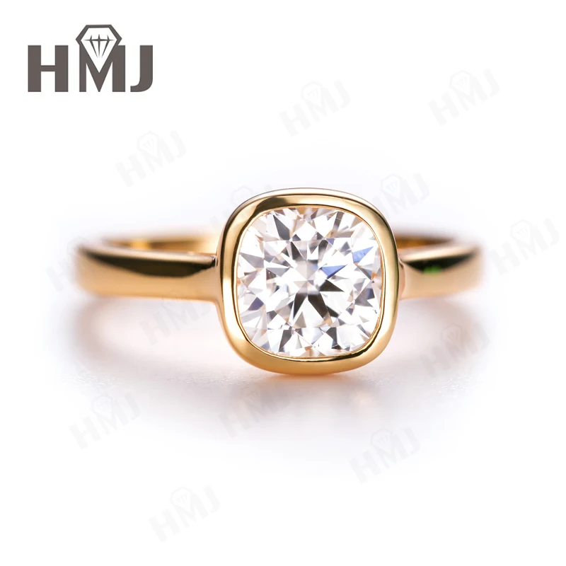 แหวนมอยส์ซาไนต์/พาราไบ 2 กะรัต ทรงคุชชั่น สำหรับผู้หญิง เงินแท้ 925 แหวนหมั้น แหวนขอแต่งงาน แฟชั่น หรูหรา เครื่องประดับชั้นดี ของขวัญ