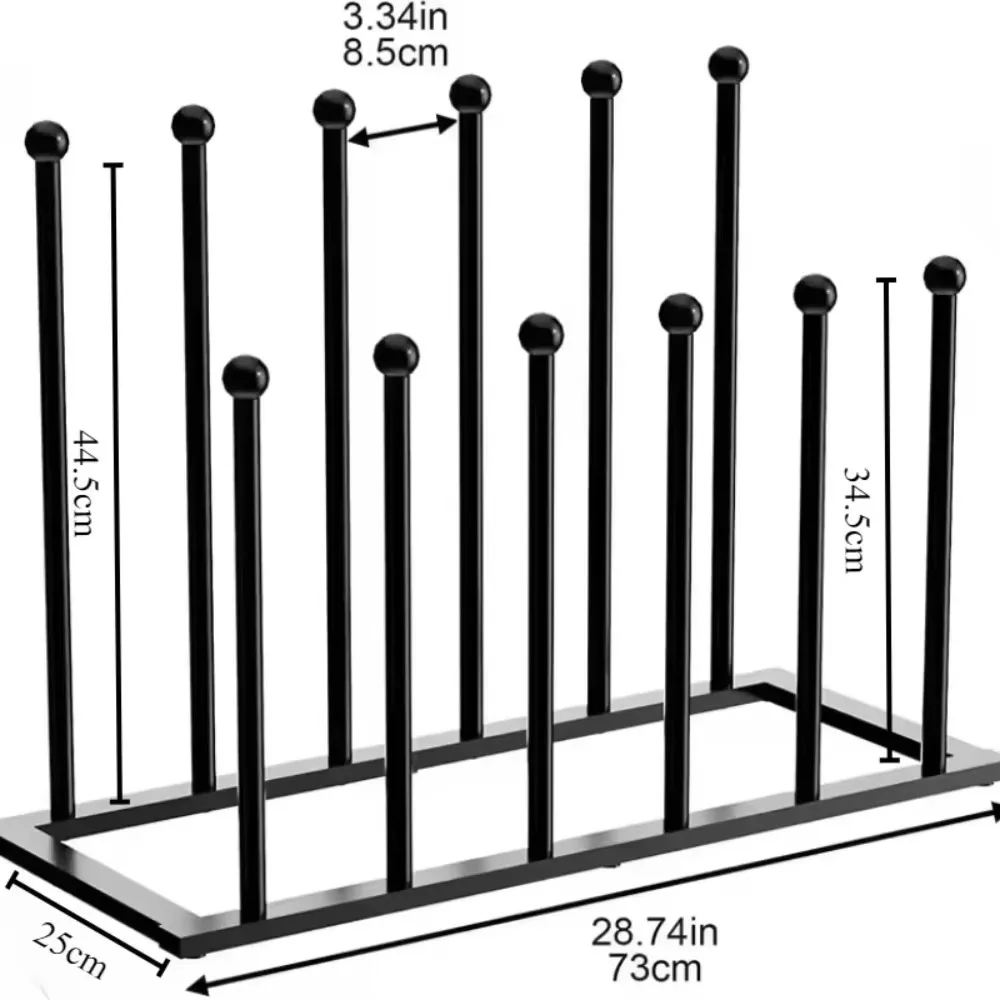 Rack de armazenamento de botas altas personalizável