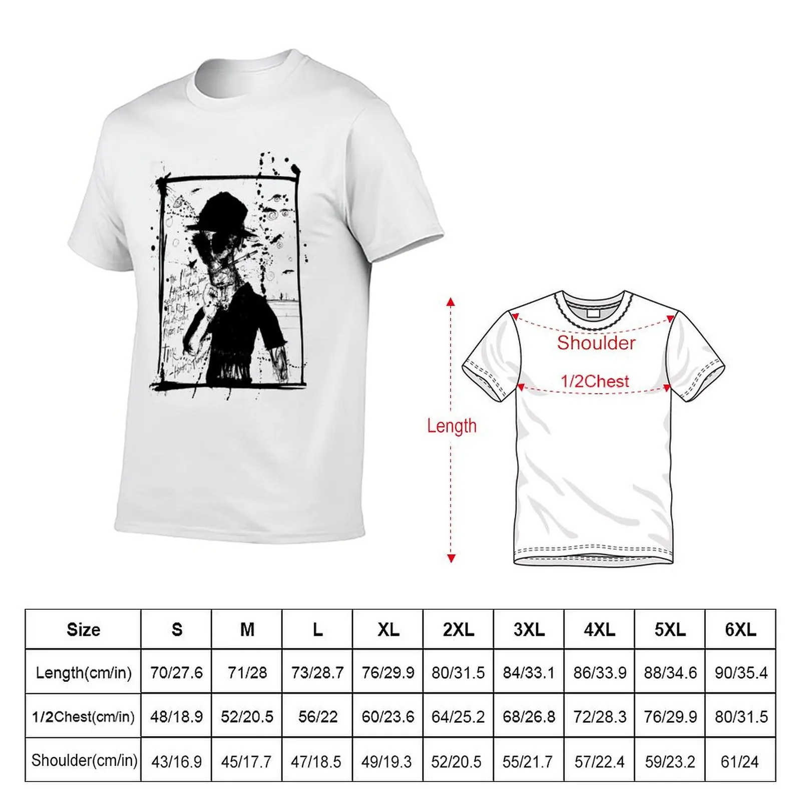 Hunter S. Thompson: America Dry Rot T-Shirt Streetwear Print Tee Shirt