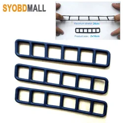 10pcs Silicone Fixing Strap for Car Rearview DVR Mirror Belt Buckle Bandage for GPS DashCam Bracket Holder Auto Fixed Band Line