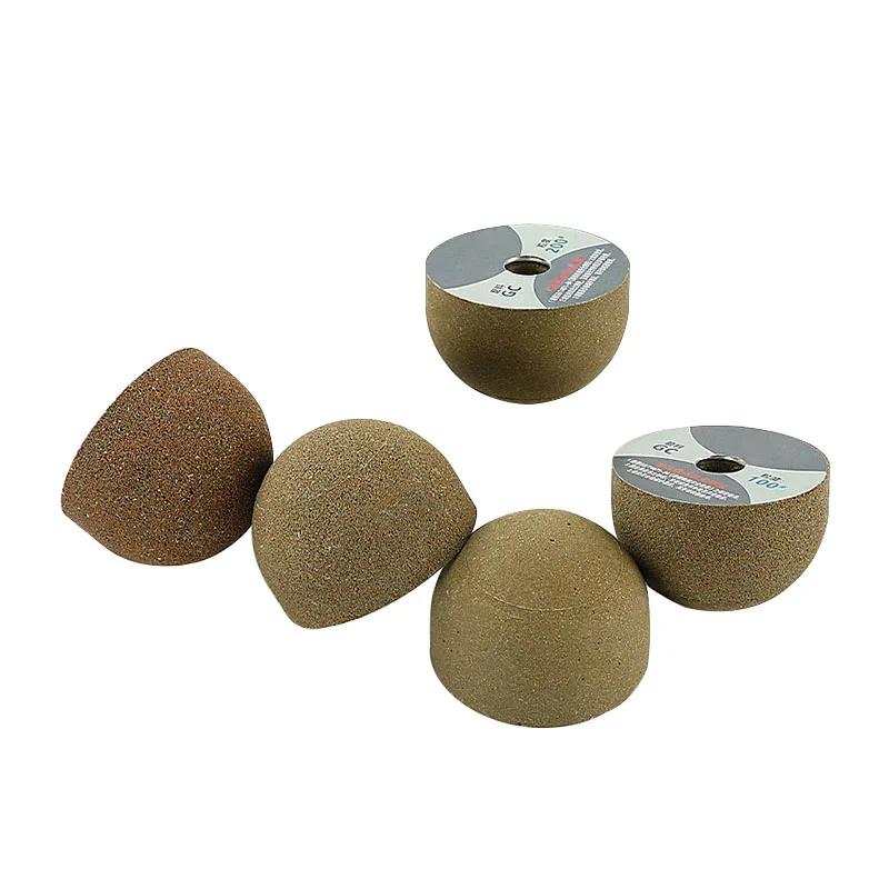 Marble Cobblestone Inner Circle Stones Engraving Internal Hole Diamond Brazed Polishing Wheel Mushroom Grinding Head