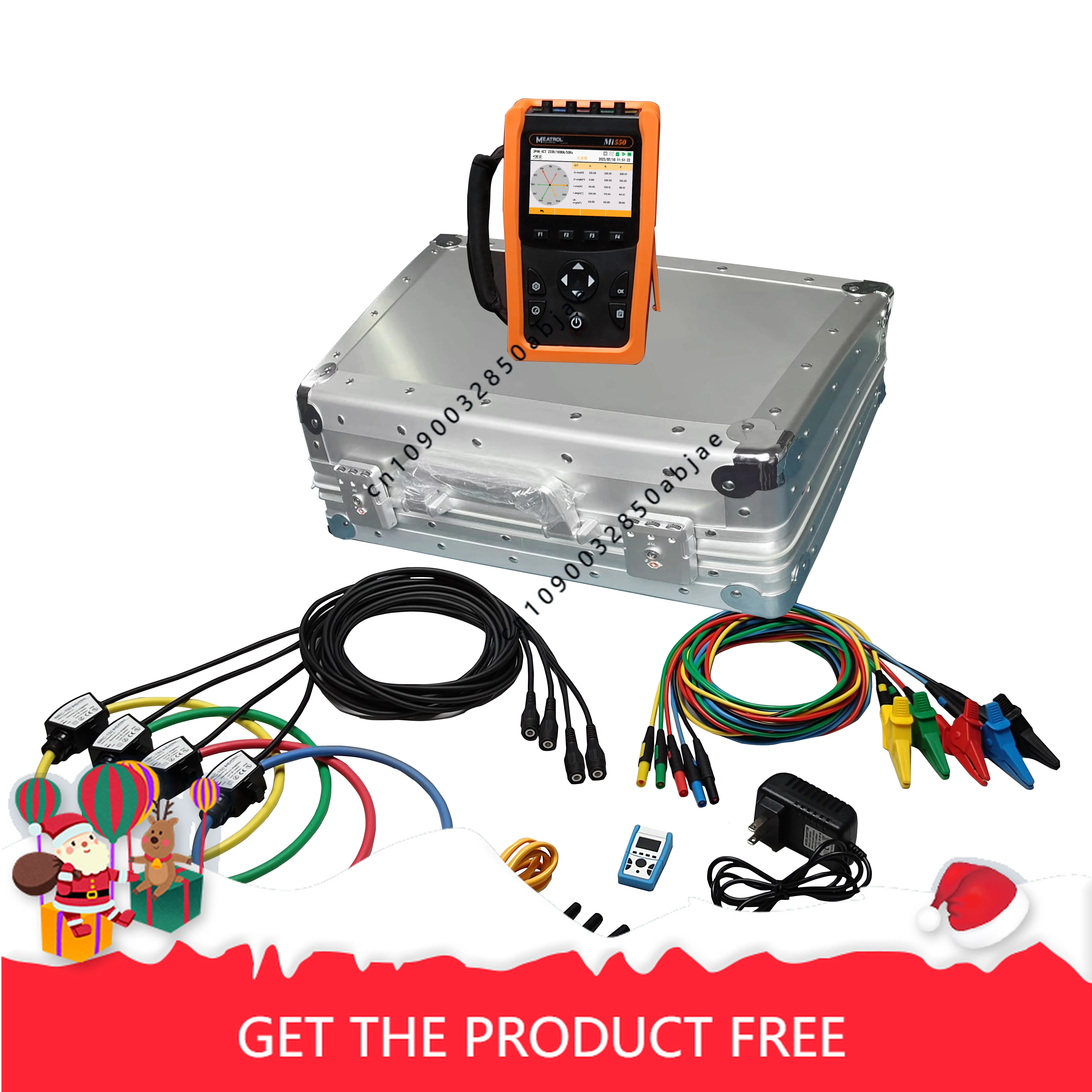 

Mi550 Power Analy zer Multi-language Ethernet Power Quality Meter Recorder Current Sensor TRC-36 BNC Connector