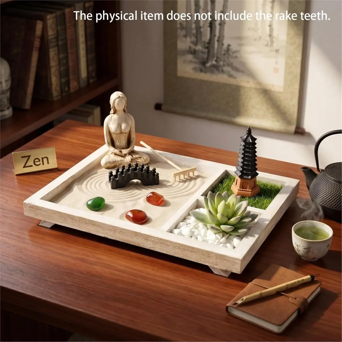 Sand Table Decoration Kit, Suitable for Eastern Aesthetic Decoration in Homes and Offices, Suitable for Relieving Stress