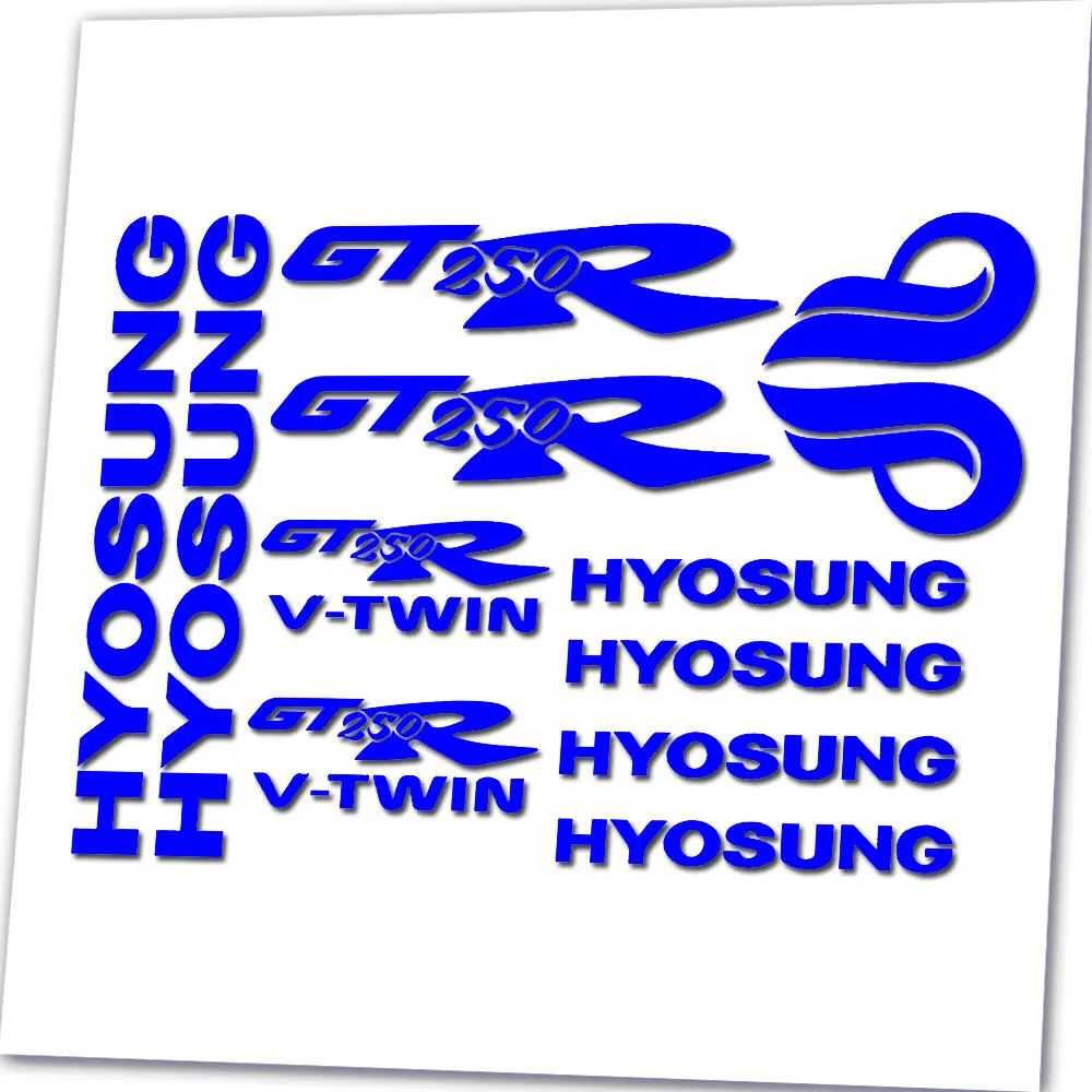 For Hyosung GT250R Vinyl Decals / Stickers Set Comet GT R GT 250 R