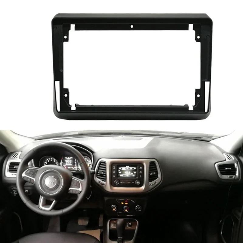 

9inch universal Car radio Frame Fascia For Jeep Grand Cherokee 2014-2020 car panel 2din Android Radio Audio Dash Fitting