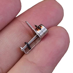 Nidec-Mini Motor paso a paso pequeño de 6mm, Micro 2 fases, 4 cables, Motor paso a paso, eje de tornillo de plomo lineal, tuerca de bloque móvil, cámara DIY