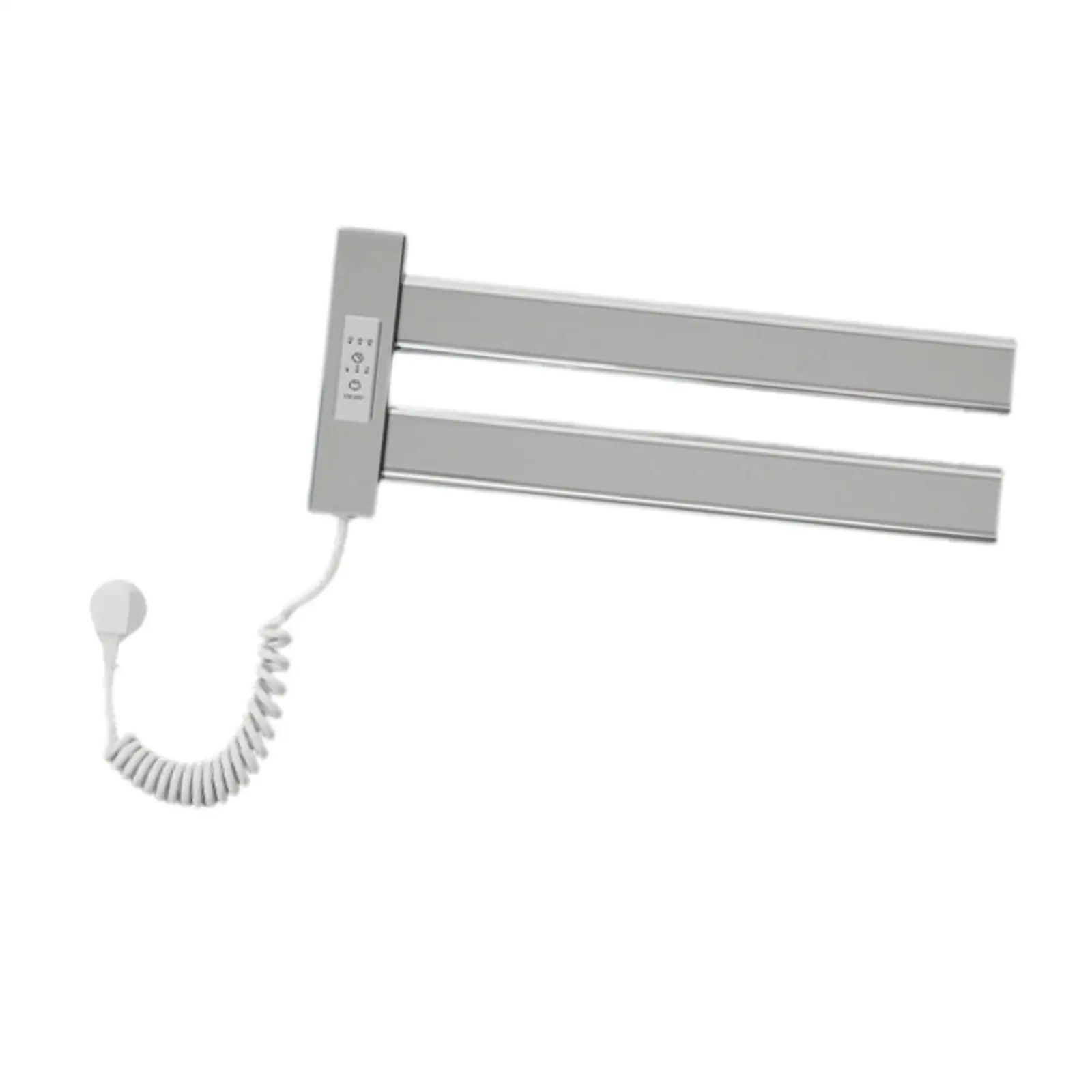 

Electric Towel Dryer Quick Drying Towel Holder No Drill Adhesive Wall Rack for Bathroom Organization