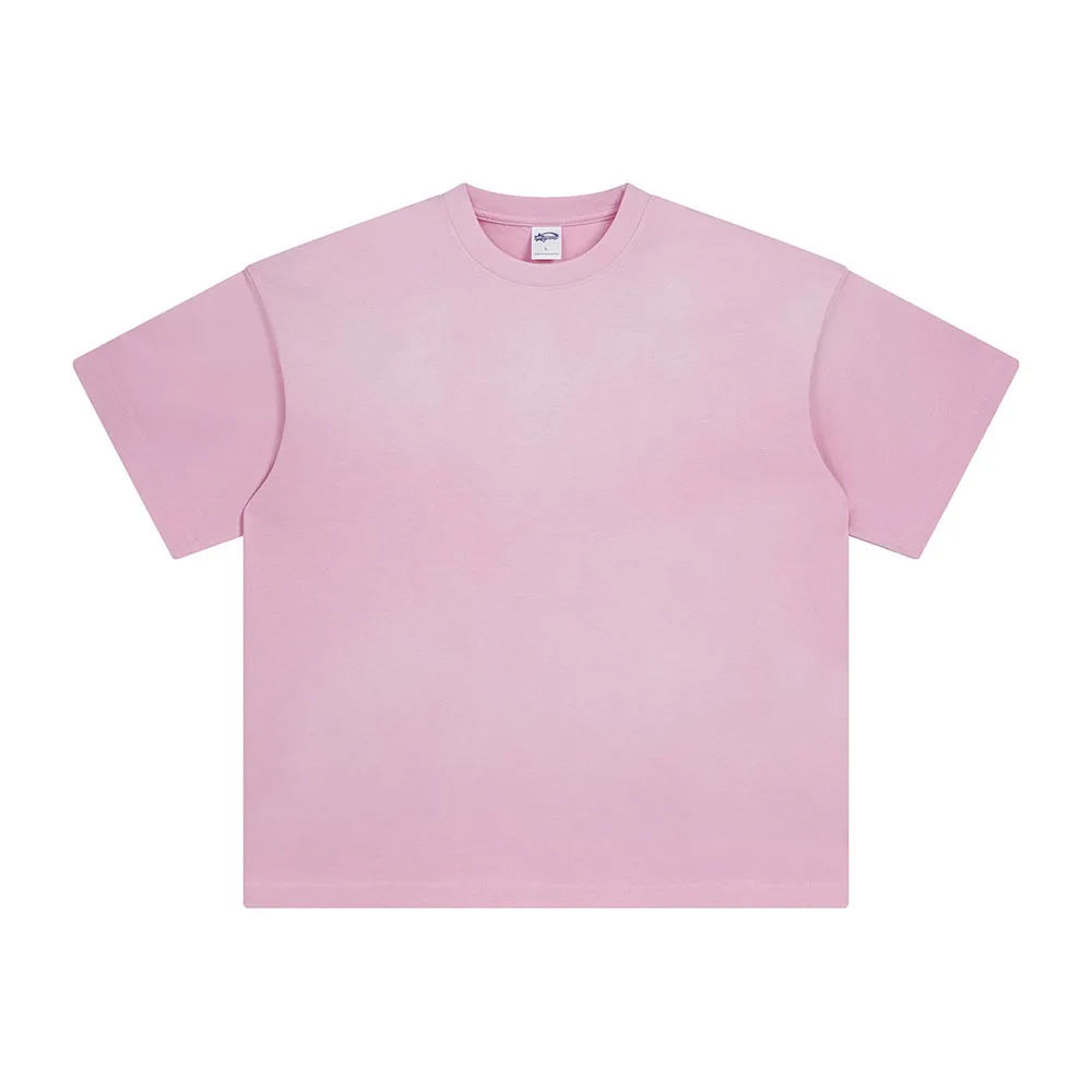 Custom Logo New Summer Washed T Shirts For Men Unisex Oversized Solid T-Shirt Tees Brand Tops