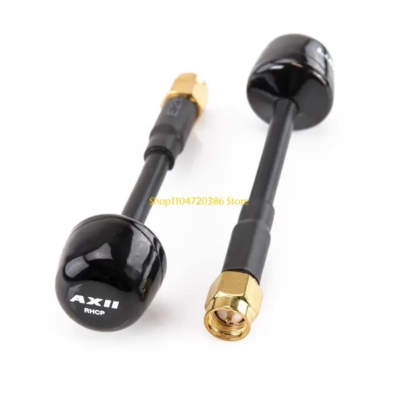 Axii 2 بعيدة طويلة عن 5.8 جيجا هرتز RHCP الإبرة الداخلية اليمنى FPV Aerial لإرسال فيديو أوضح #4