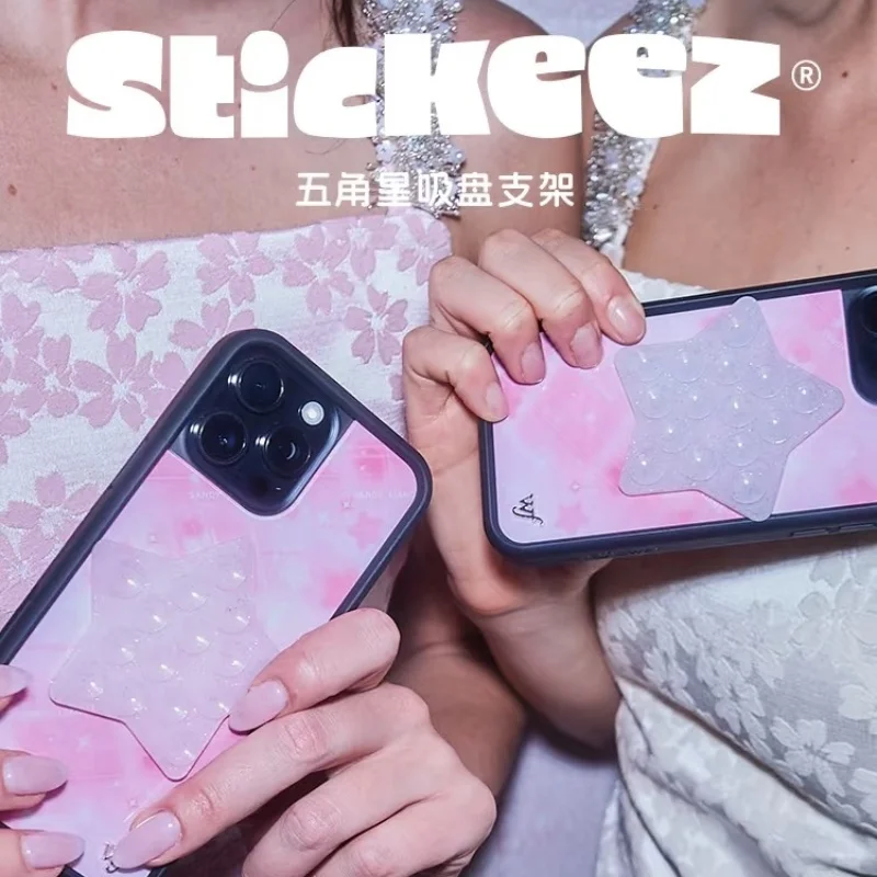 حافظة هاتف Wildflower wf Star sucker Stickeez لهاتف iPhone 16 15 14 13 12 Pro Max Plus WILDFLOWER Girl غطاء كوب شفط ستاردست