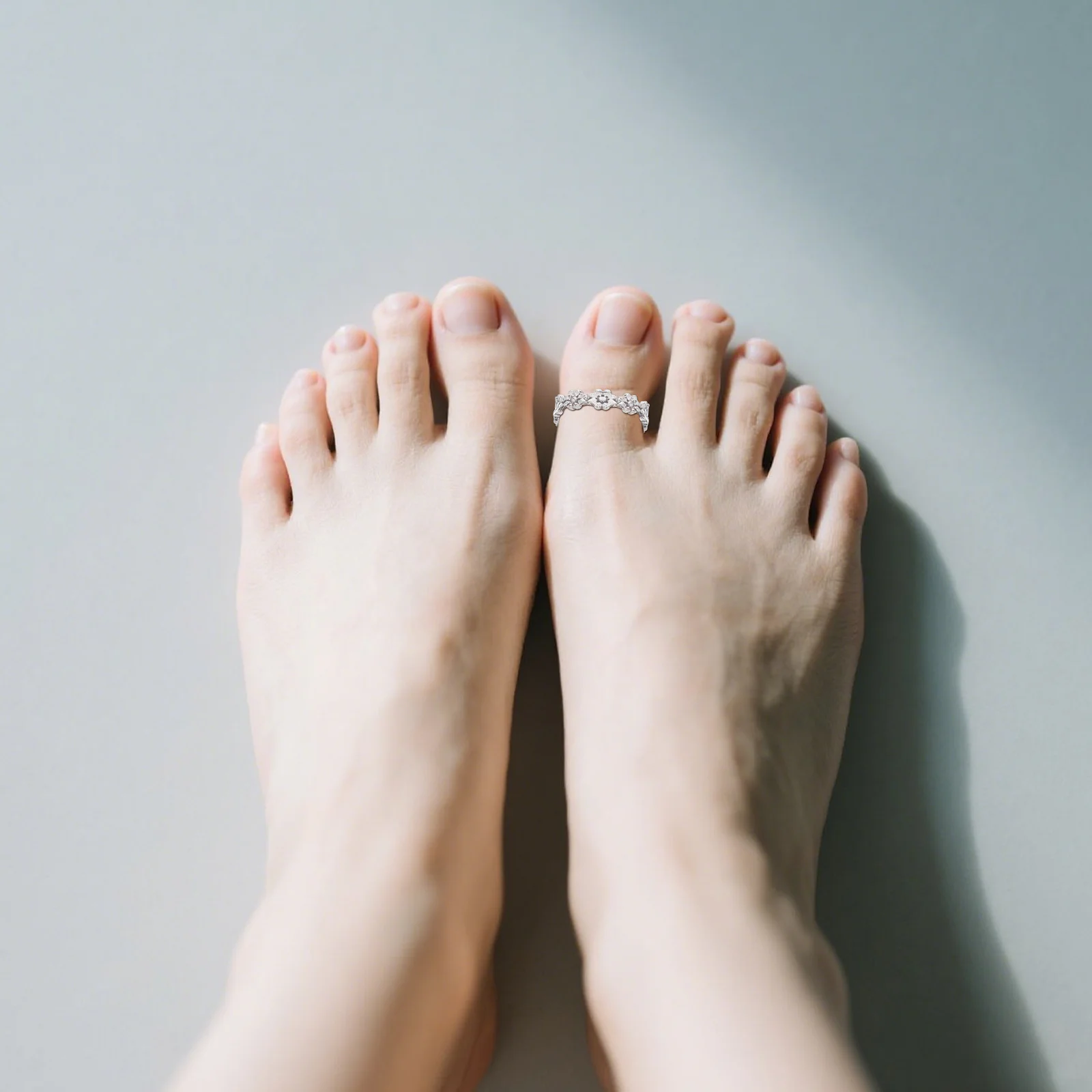 12 Buah Set Cincin Jari Kaki Vintage yang Dapat Disesuaikan Perhiasan Kaki Wanita Hadiah Musim Panas yang Sempurna Cincin Jari Kaki yang Chic Perhiasan Kaki