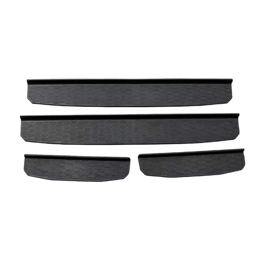 For Ford Bronco 2021-23 Rubber Outer Door Sill Scuff Guard Plate Panel Cover