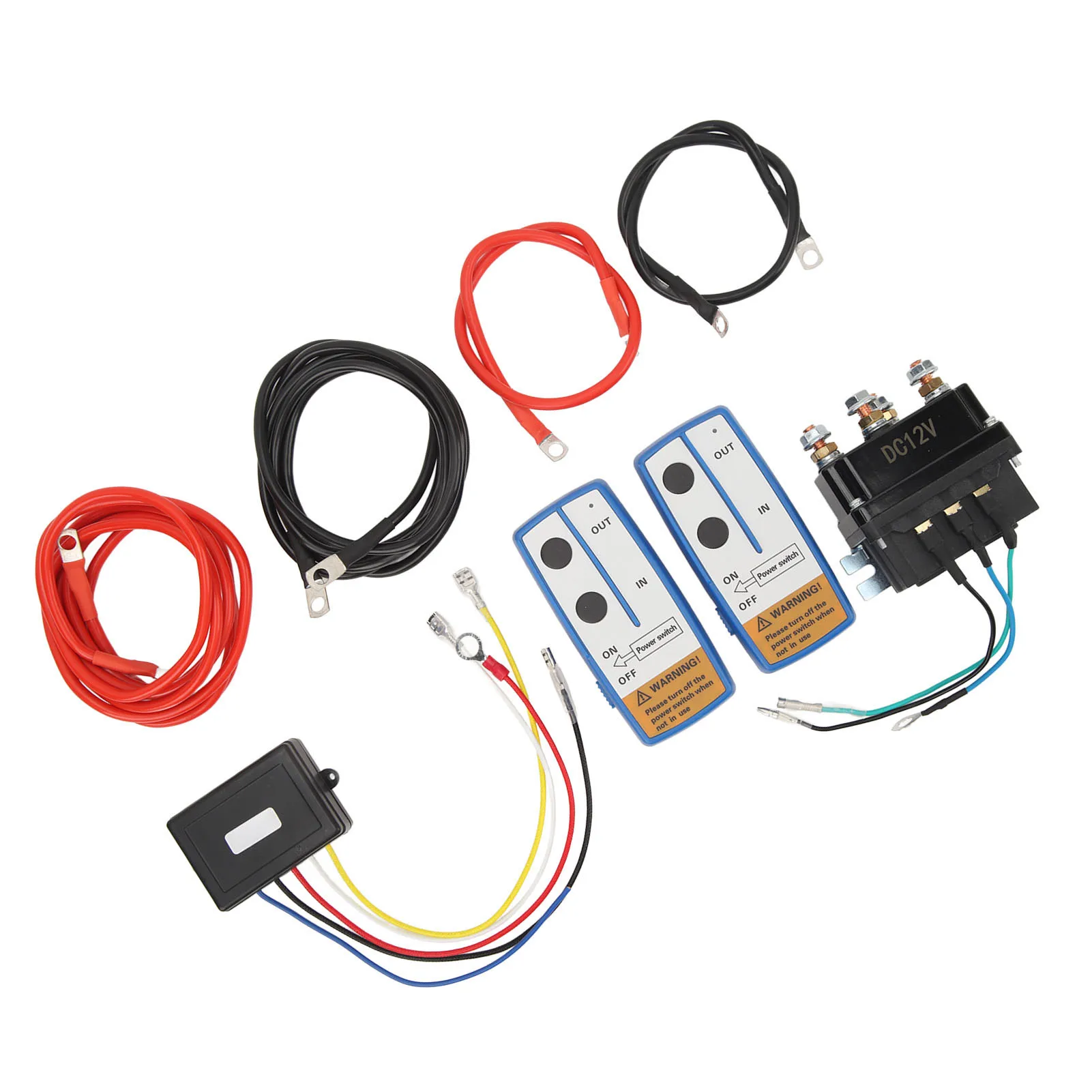 

1PC 12V Wireless Winch Remote Control Kit 63070 250A - Sturdy Winch Solenoid Relay Contactor for 2000-5000lb ATV UTV Truck