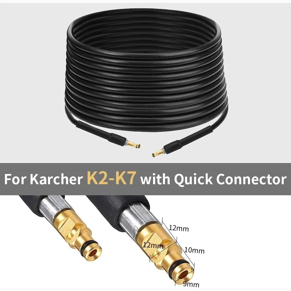 High Pressure Washer Hose Fitting Hose Plug Fittings With Sleeve For Karcher Pressure Washer Pipe Tip Repair Connector Adaptor.