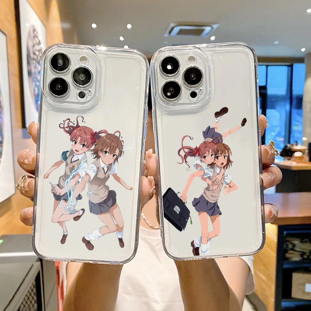 

A Certain Scientific Railgun phone case FUNDA For iPhone 12 11 13 14 15 16 17MINI Max Pro Plus Shockproof Soft Clear Back Cover