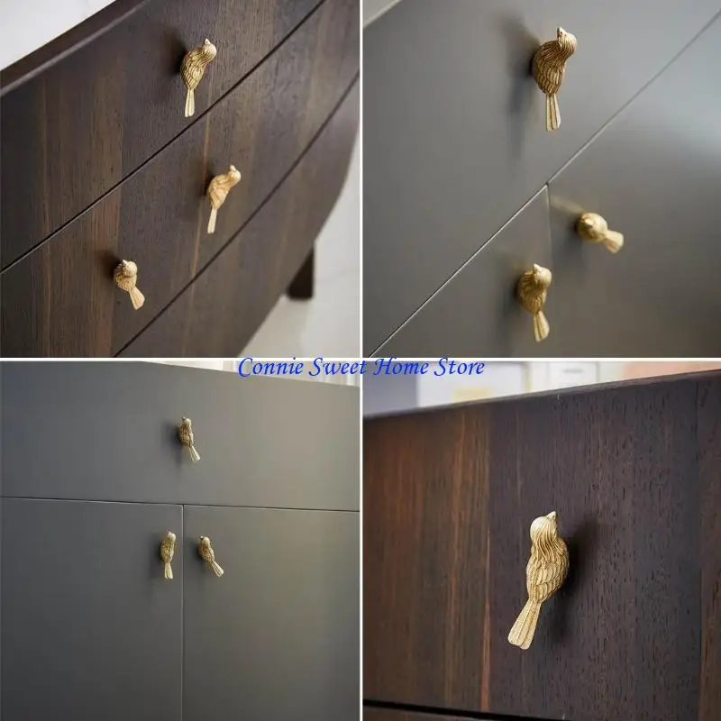 LXAF Delicate Brass Fortune Knob Brass Knob for Furniture Drawer or Cabinet