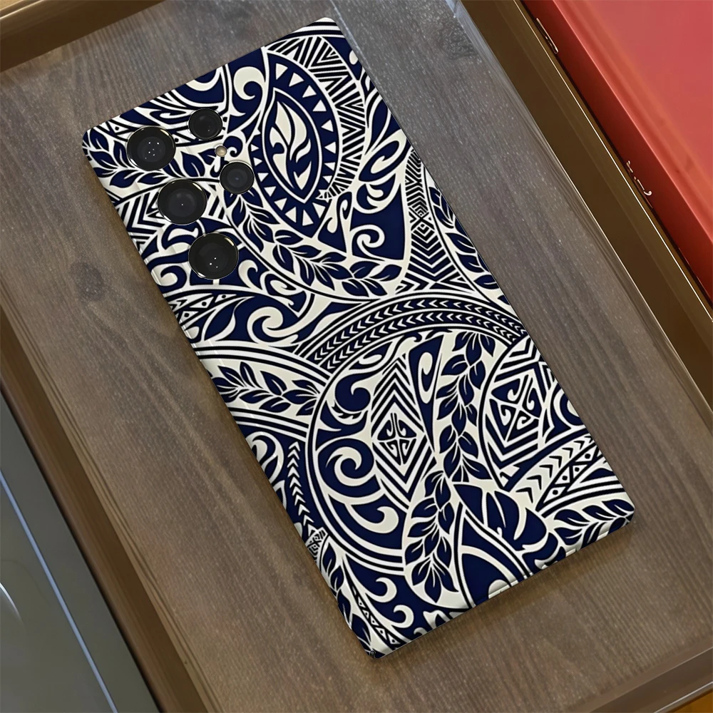 القبلية نمط الفن قضية الهاتف لسامسونج غالاكسي S25 S24 S23 الترا زائد A35 A283 لامعة HD الغلاف الصلب فيلم قذيفة