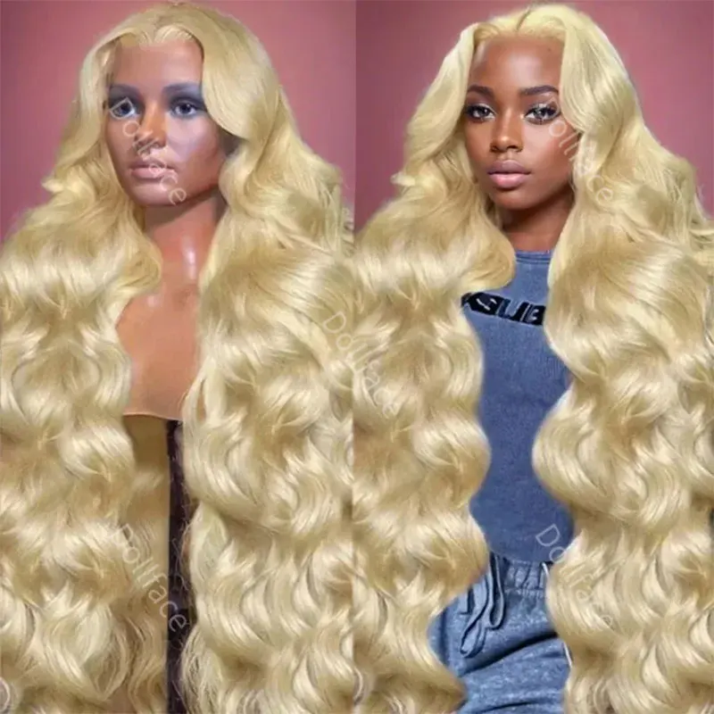 

13x4 Transparent Lace Frontal Wig 613 Body Wave For Women 13x6 Cheap Wigs Human Hair Choice 30 Inch Brazilian Honey Blonde